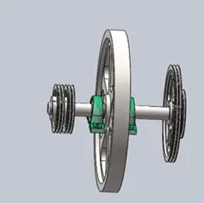 Customized free energy generator cast iron flywheel pulley for40kg, 50kg, 65kg 100kg, 200kg