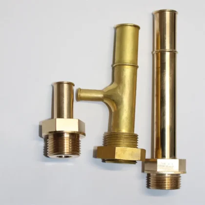 Brass Parts Fabrication CNC Automatic Lathe Brass Turning Parts Knuckle Brass