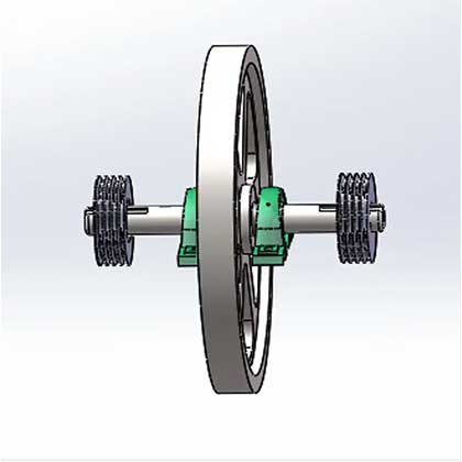 Customized free energy generator cast iron flywheel pulley for40kg, 50kg, 65kg 100kg, 200kg