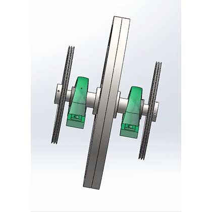 Buy Custom Sizes Machined 100KG Electric Flywheel Energy Storage Systems