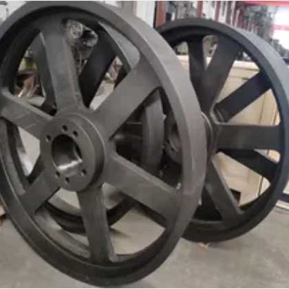 6 Groove Taper Bush Pulley Sizes V Belt Industrial Pulley And Sheave Serpentine V Belt Pulleys