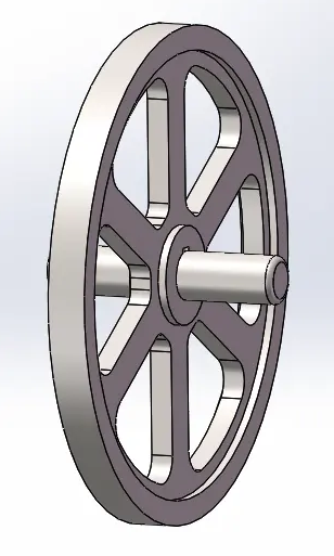 Flywheel Customized Cast Iron Pulley Flywheel For 100kg 200kg